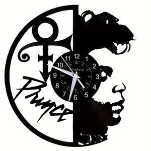 Prince purple rain 12" vinyl record clock